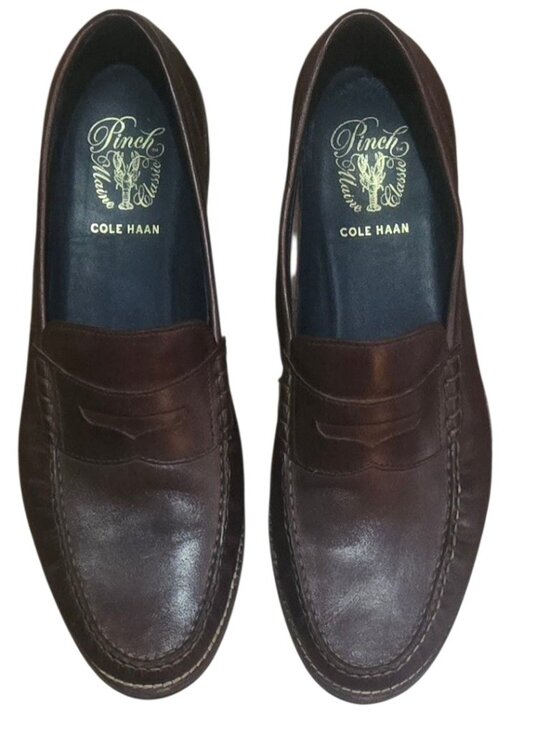 Cole Haan Penny Pinch Loafers Brown Leather Men\'s Size 10M Classic Dress Shoes main image 8